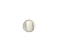 Enjoliveur Blanc pour poussoir et va-et-vient avec couronne lumineuse 10AX - doigt large