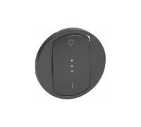 Legrand 067923 Enjoliveur Céliane Doigt Large pour Interrupteur Bipolaire à Voyant, Finition Graphite
