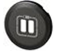 Enjoliveur Céliane prise double pour chargeur USB graphite - Legrand 067956