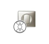 Legrand Enjoliveur Céliane 068451 pour commande volets roulants et stores – Titane – 1 unité