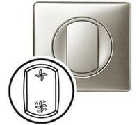 Enjoliveur Céliane pour commande ventilation VMC titane Legrand 068361