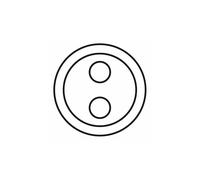 Enjoliveur Céliane pour prise banana simple - Blanc - 68231 - Legrand