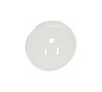 Enjoliveur Céliane pour prise de courant 2P+T à puits américain - Blanc - 68137 - Legrand