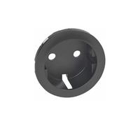 Enjoliveur Céliane pour prise de courant 2P+T à puits germanique - finition graphite - 67931 - Legrand