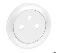 Enjoliveur CÉLIANE pour prise de courant 2P+T de surface Blanc - LEGRAND - 068111