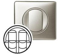 Legrand Enjoliveur Céliane pour prise double RJ45 - Titane