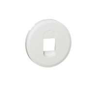 Legrand 068211 Enjoliveur Céliane pour Prise Haut Parleur Simple, Blanc, 1 Unité
