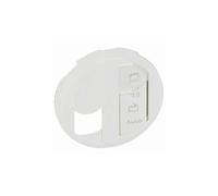 Enjoliveur Céliane pour prise RJ45 STP - Réseau Optimum - Blanc