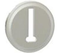 Enjoliveur Céliane pour prise téléphone 8 contacts - finition titane - Legrand