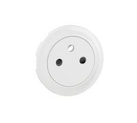 Enjoliveur CELIANE prise 2P+T surface blanc - - CB0111