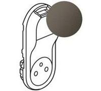 Enjoliveur Céliane - prise 2P+T Surface + chargeur USB semi encastré - graphite