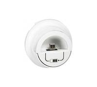 Enjoliveur Céliane - prise double pour chargeur USB version dock - blanc