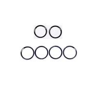 Enjoliveur Chromé ABS Noir Brillant Pour Haut-parleur De Porte Pour Land Rover Pour Discovery Sport 2015 2016 2017 Décoration Intérieure Voiture(6pcs Gloss black)