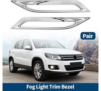 Enjoliveur De Couvercle De Feu Antibrouillard Pour Mercedes Benz pour Smart 2015-2019 Arrière Gauche, Arrière Droit Couvercle Lampe Feu Antibrouillard Abs 1 Paire Tons Argentés