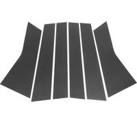 Enjoliveur De Montant De Porte Pour Acura Mdx 2014-2020 Avant Arrière Gauche Droite Autocollant Anti-Rayures Pour Montants De Porte 6 Pièces Motif Fibre De Carbone Noir