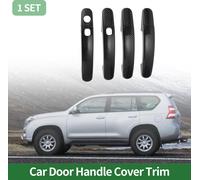 Enjoliveur De Poignée De Porte De Voiture Intelligente, Coque De Poignée De Porte Latérale, Pour Ford Focus 2012-2018, Abs Fibre De Carbone Noir 1 Ensemble