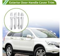 Enjoliveur De Poignée De Porte Extérieure Enjoliveur De Poignée De Porte Pour Honda CR-V 17-23 Ton Argent ABS 1 Set