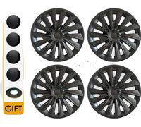 enjoliveur de roue 18 pouces conçu pour Tesla Model 3, en plastique ABS résistant, noir mat