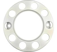 Enjoliveur de roue avant 22,5" blanche MAN Mercedes Volvo Scania DAF Renault Iveco 10 trous universel