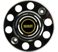 Enjoliveur de roue avant 22,5 métallisé avec logo DAF en couleur, 10 trous | 1043100-DAF2