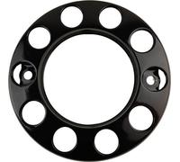 Enjoliveur de roue avant 22,5" noir 10 trous universel MAN Mercedes Volvo Scania DAF Renault Iveco