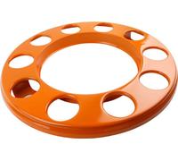 Enjoliveur de roue avant 22,5" orange 10 trous universel Iveco MAN Mercedes Volvo Scania DAF Renault