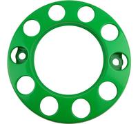 Enjoliveur de roue avant 22,5" verte Iveco MAN Mercedes Volvo Scania DAF Renault 10 trous universel