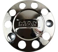 Enjoliveur de roue avant nickel 22.5 MAN, métallique, 10 trous | 1043100-MAN