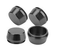 Enjoliveur de roue, capuchon central, capuchon central universel de jante de roue 4 pièces 56mm / 2.2in capuchon central de jante de roue pour voiture(black)
