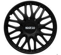Enjoliveur de roue - Rome - 14 pouces - Noir - Design sportif - ABS résistant aux chocs