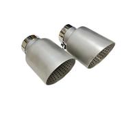 Enjoliveur D'échappement Embout d'échappement Universel en Acier Inoxydable Mat, 1 pièce, pour GTI MK7, buse de pour Golf 7, Embout 60MM 63mm Tuyau D'échappement Tuyau(60mm-89mm)
