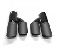 Enjoliveur D'échappement Lot De 2 Embouts D'échappement Universels En Fibre De Carbone Mat Style H Pour Silencieux Arrière