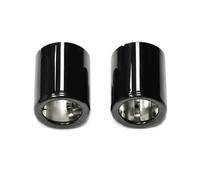 Enjoliveur D'échappement Pour BMW Pour X1 F49 F48 2019 2021 2020 2 Pièces/lot Couvercle De Garniture D'embout D'échappement Remplacement Buse De Tuyau Silencieux Réglage