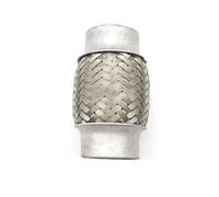 Enjoliveur D'échappement Tuyau D'échappement Télescopique Flexible En Acier Inoxydable, Diamètre Intérieur 38/51 Mm, Raccord Soudé Universel Pour Silencieux De Voiture