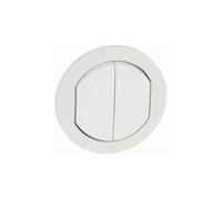 Enjoliveur double ip44 - céliane - blanc - 067802 -