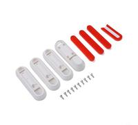 Enjoliveur en forme de U pour scooter Xiaomi M365 Pro avec corps en plastique et élément de sécurité réfléchissant (blanc)