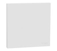 Enjoliveur et plaque pour va-et-vient ou poussoir simple - Odace Intégral - S929221 - Schneider - Blanc craie