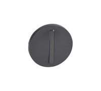 Enjoliveur étroit Céliane pour interrupteur , va-et-vient ou poussoir Soft - finition graphite - 65201 - Legrand