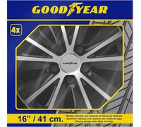 Enjoliveur Goodyear Monaco Noir Argenté 16" (4 Uds)