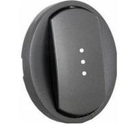 Legrand 067903 Enjoliveur Large Céliane pour Toutes Commandes D'éclairage Standard, Finition Graphite