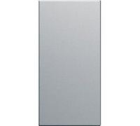 Enjoliveur Hager Gallery pour va-et-vient - 1 module - Titane