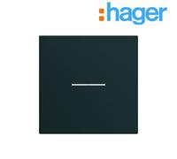 Enjoliveur interrupteur à voyant 2 modules night GALLERY HAGER WXD001N
