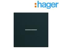 Enjoliveur interrupteur à voyant Gallery 2 modules night - HAGER WXD001N