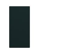 Hager Enjoliveur Gallery WXD010N pour va-et-vient 1 module Noir