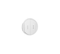 Legrand Enjoliveur large Céliane pour double interrupteur va-et-vient/poussoir voyant blanc 068004
