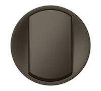 Enjoliveur large Céliane pour interrupteur , va-et-vient ou poussoir Soft - finition graphite - Legrand