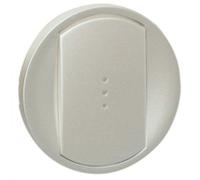 Enjoliveur large Céliane pour toutes commandes d'éclairage standard - finition titane - 68303 - Legrand