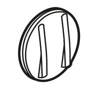 Enjoliveur - Legrand - Céliane - Blanc - 2 postes - Plastique - Intérieur