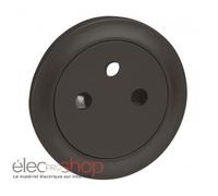 Legrand Enjoliveur Céliane 067911 pour prise 2P+T surface – Finition noire