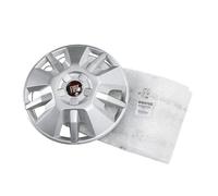 Enjoliveur original Fiat, 15", avec emblème rouge de Fiat et anneaux de fixation 1374086080